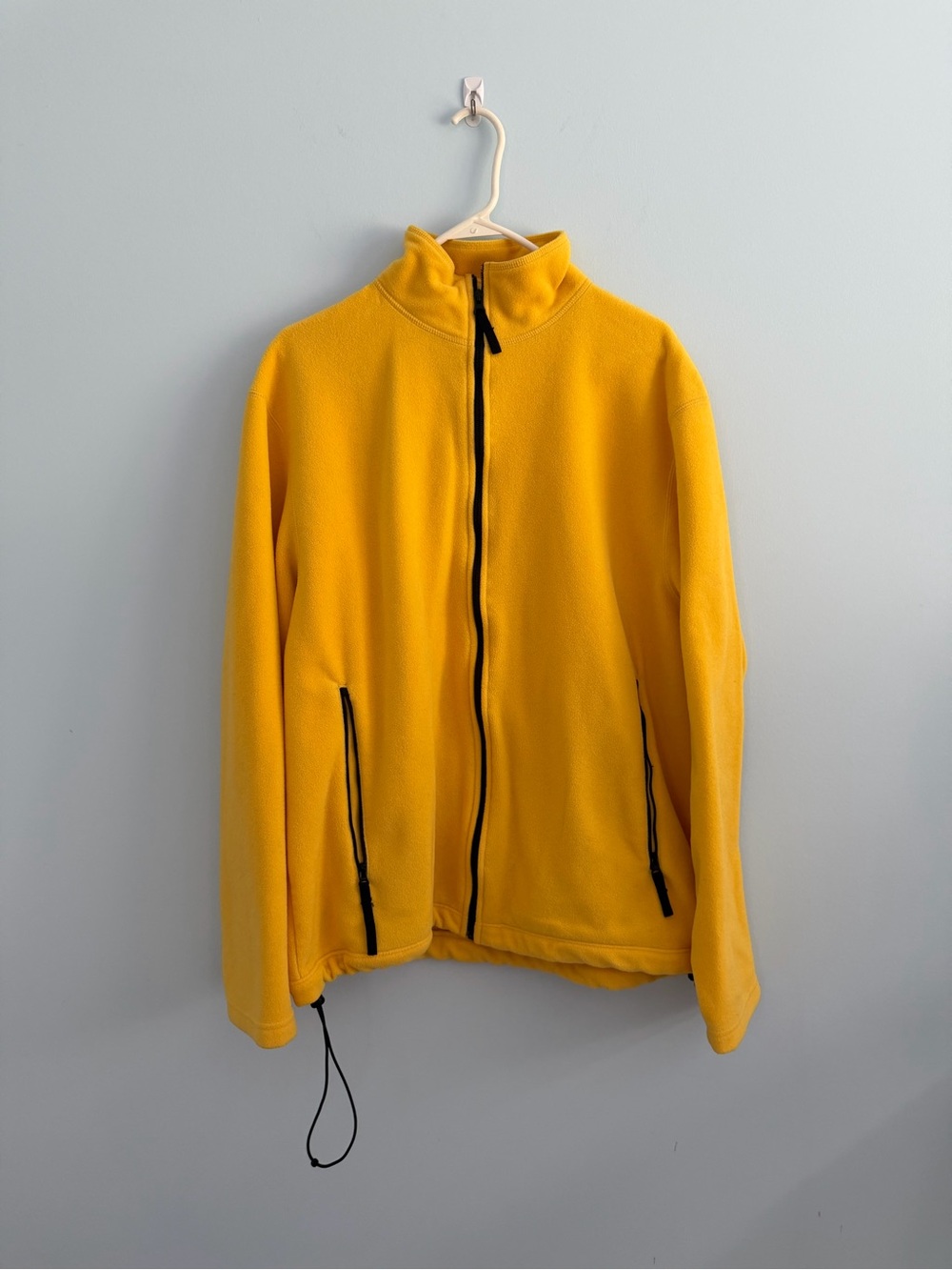 Old Navy Yellow Full-Zip Fleece Jacket